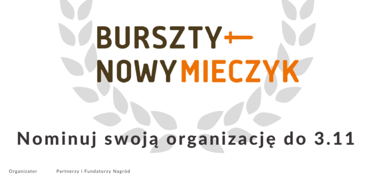 Ruszyła 28. edycja konkursu Nagrody Bursztynowego Mieczyka im. Macieja Płażyńskiego